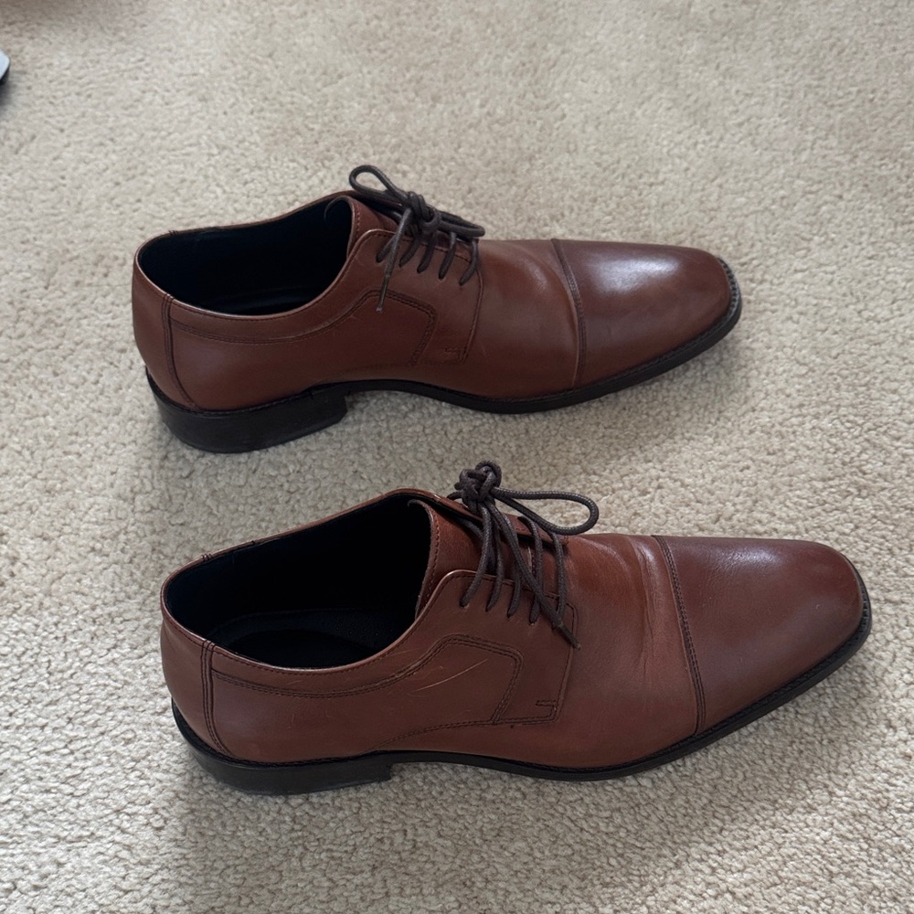Johnston & Murphy Classic Brown Oxfords